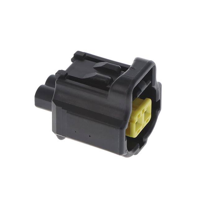 184004-1 2 POS. PLUG ASSY, KEY C, BLACK