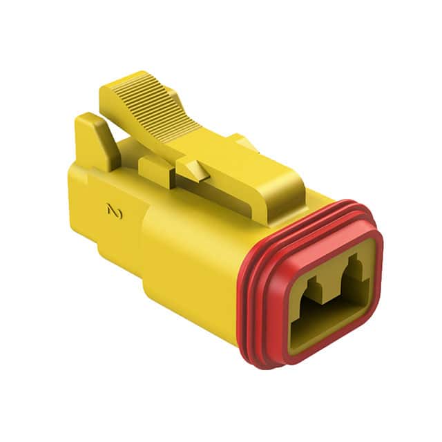 AT06-2S-YEL CONN PLUG HSG 2POS