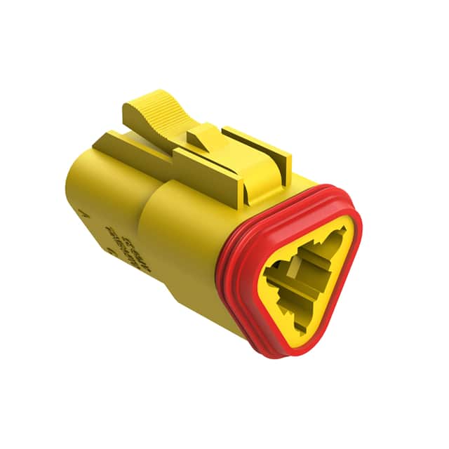 AT06-3S-YEL CONN PLUG HSG 3POS