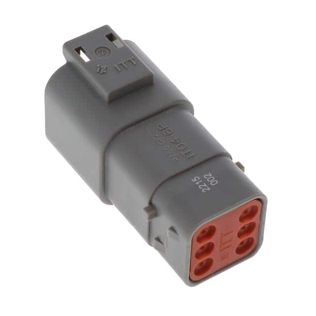 IT04-6P-002 CONN RCPT HSG 6POS