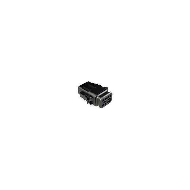 ATM06-08SB-SR1BK CONN PLUG HSG 8POS