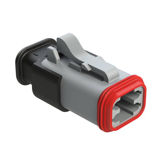 AT06-4S-SR01GRY CONN PLUG HSG 4POS