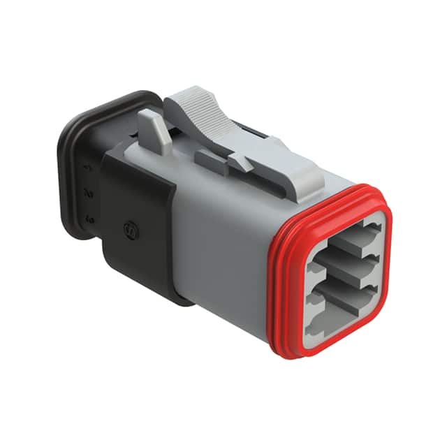 AT06-6S-SR01GRY CONN PLUG HSG 6POS
