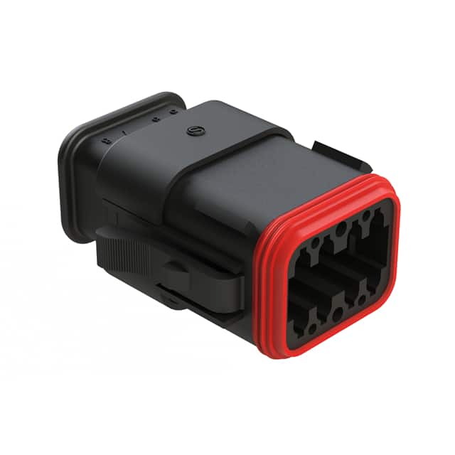 AT06-08SA-SR2BK CONN PLUG HSG 8POS