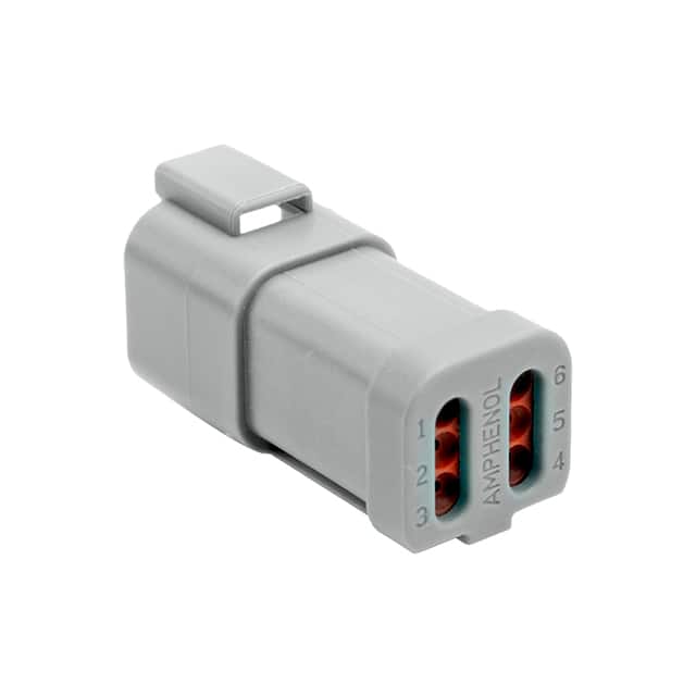 AT04-6P-SS01 CONN RCPT HSG 6POS 14-20AWG