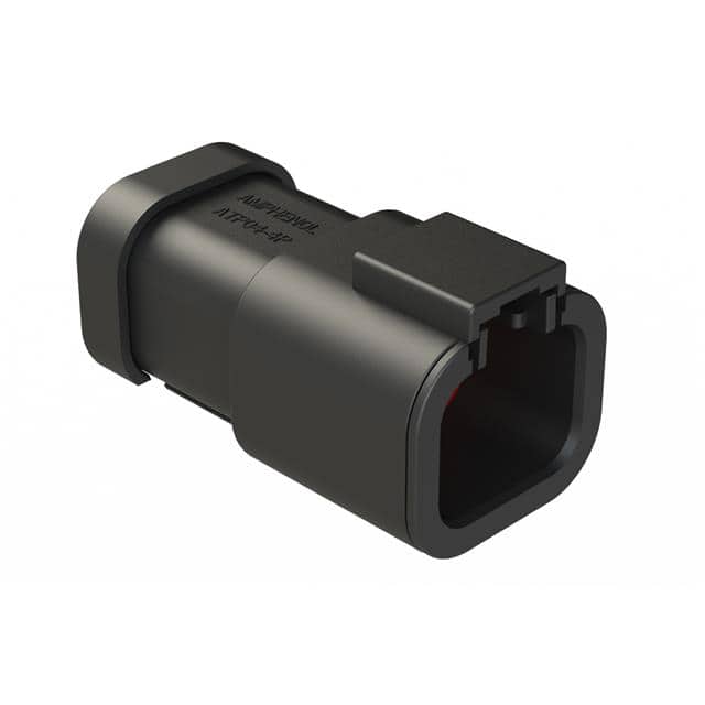 ATP04-4P-RD01BK 4 POSITION RECEPTACLE, PIN, REDU
