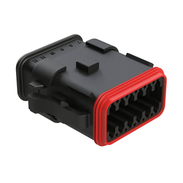 AT06-12SA-SRBK CONN PLUG HSG 12POS