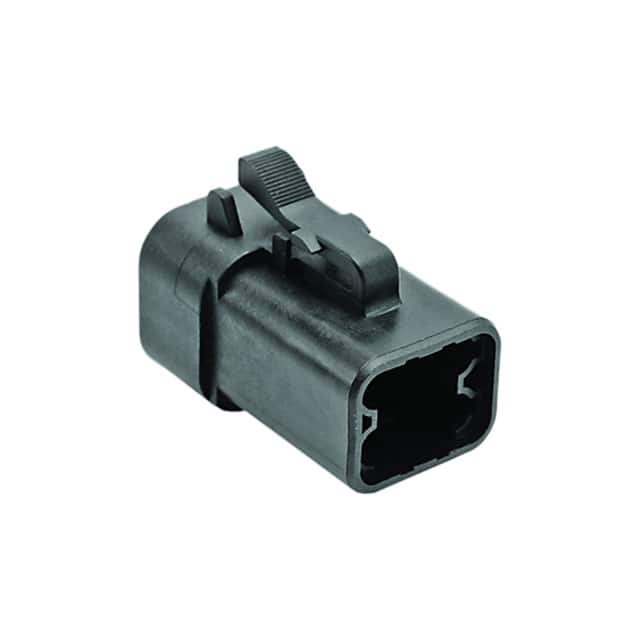 ATP06-4S-RD01BK CONN PLUG HSG 4POS
