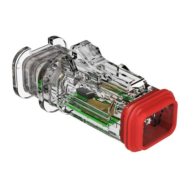AT06-2S-LED1224V-OMC 2 POSITION LED OVERMOLD PLUG, SO
