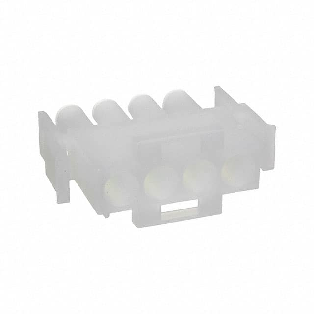 DME-M-04 CONN RCPT HSG 4POS 6.35MM