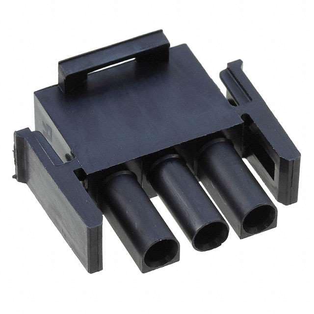 1-350766-9 CONN PLUG HSG 3POS 9V BLK