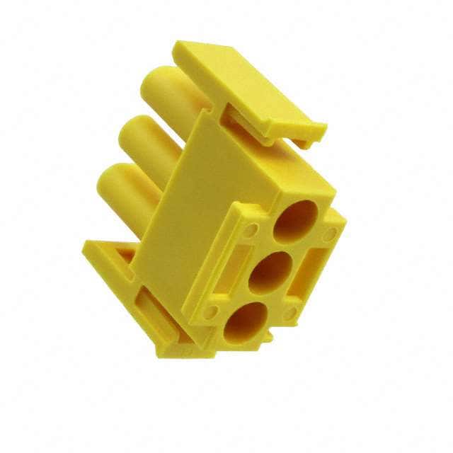 1-350766-4 CONN PLUG HSG 3POS YELLOW