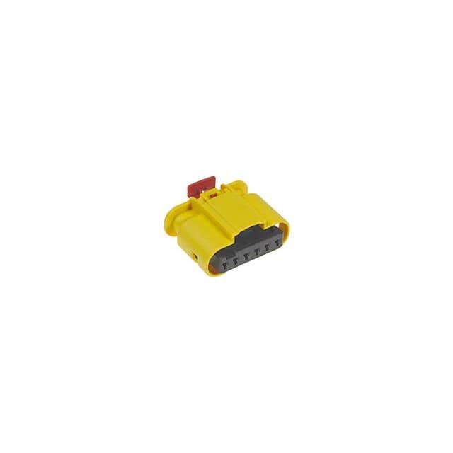 34900-6011 1.2MM SLD ASSY RCPT 1X6 YEL KEYB