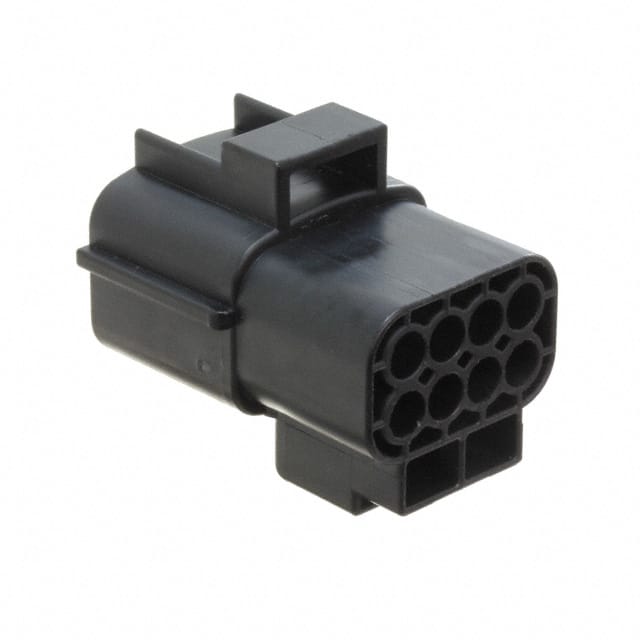 174984-2 CONN RCPT HSG 8POS BLACK