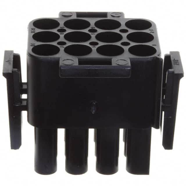 1-480708-9 CONN PLUG HSG 12POS U-MNL BLK