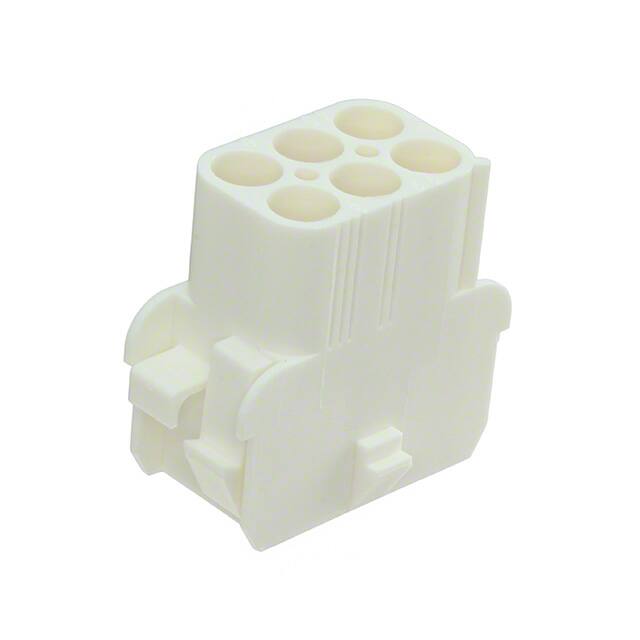 0366440005 CONN RCPT HSG 6POS GLOW WIRE
