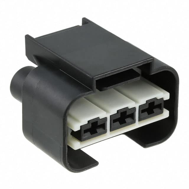 1743271-2 CONN PLUG HSG 3POS BLK