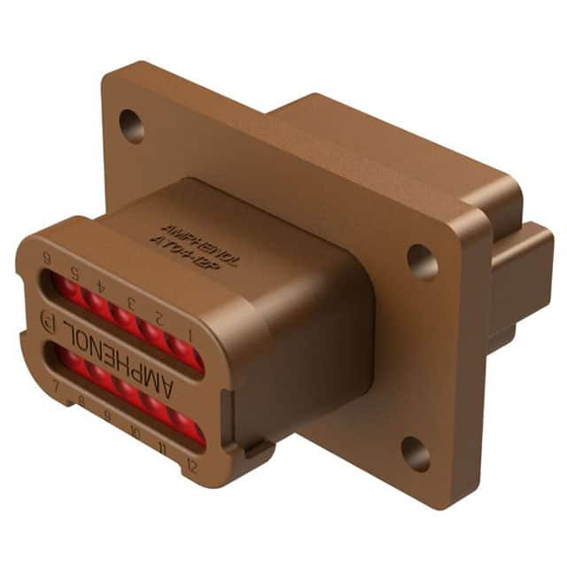 AT04-12PD-LE07 CONN RCPT HSG 12POS FLANGE MNT