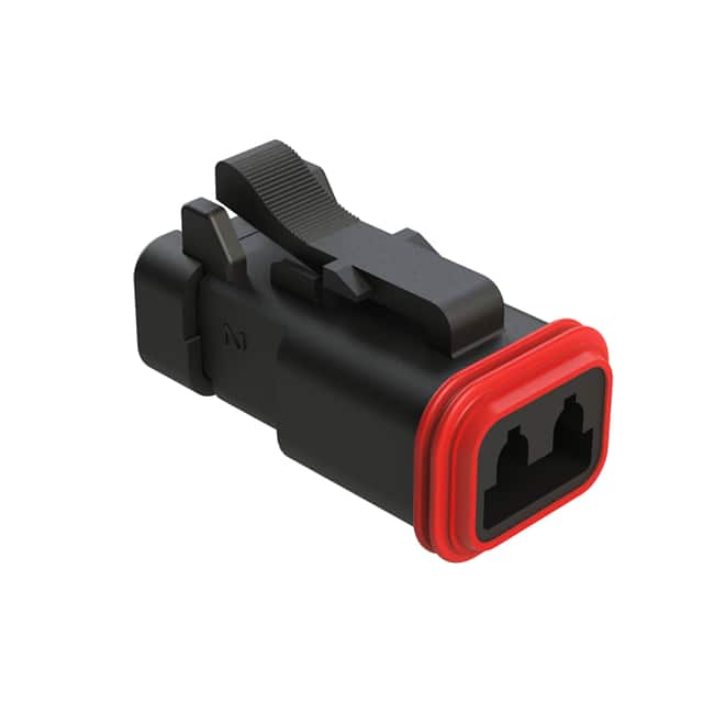 AT06-2S-MM01BLK CONN PLUG HSG 2POS