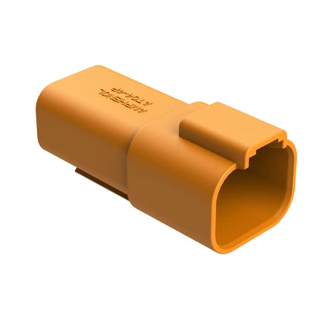AT04-4P-ORG CONN RCPT HSG 4POS