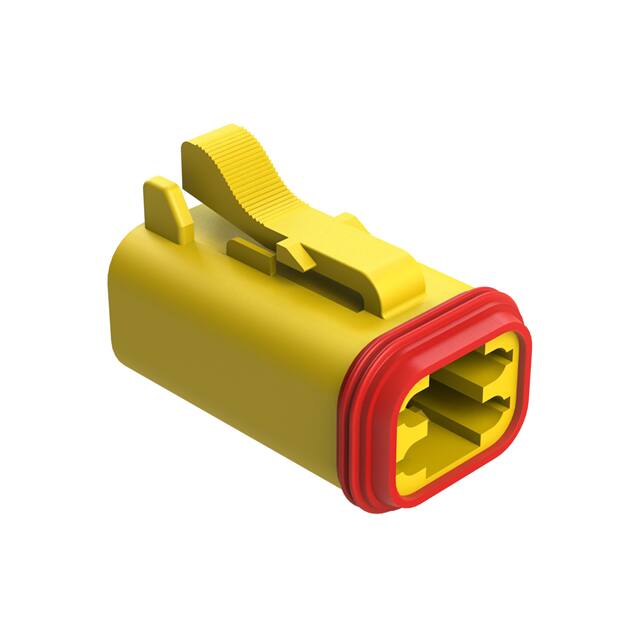 AT06-4S-YEL CONN PLUG HSG 4POS