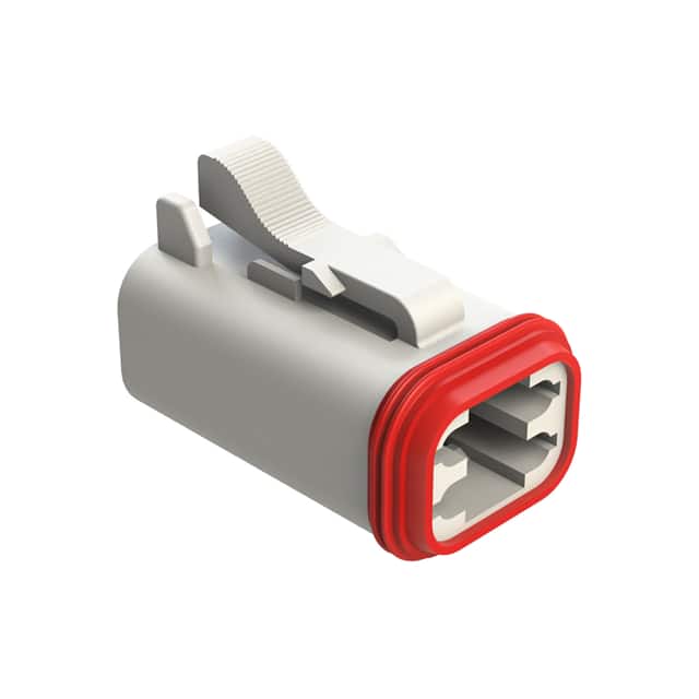 AT06-4S-WHT CONN PLUG HSG 4POS