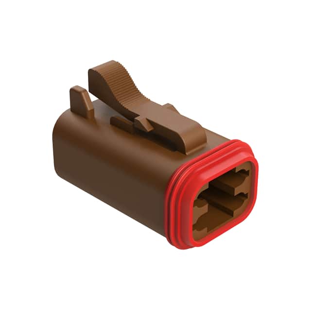 AT06-4S-BRN CONN PLUG HSG 4POS