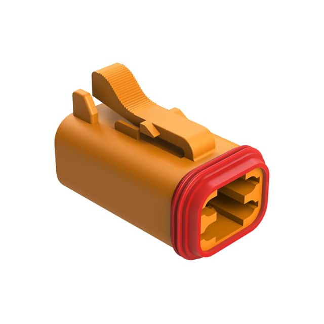 AT06-4S-ORG CONN PLUG HSG 4POS