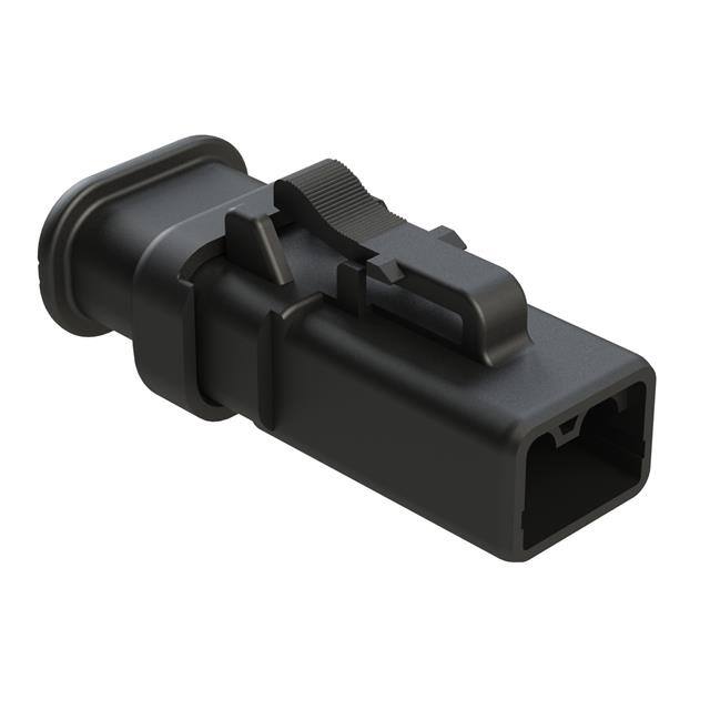 ATP06-2S-SR02BK 2 POSITION PLUG, SOCKET, REDUCED