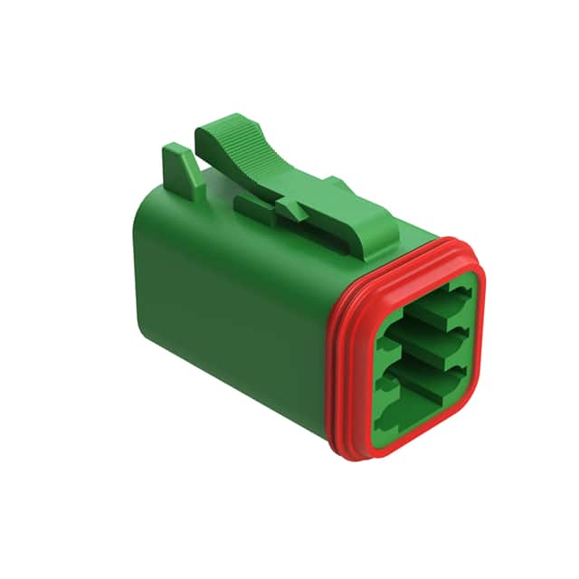 AT06-6S-GRN CONN PLUG HSG 6POS