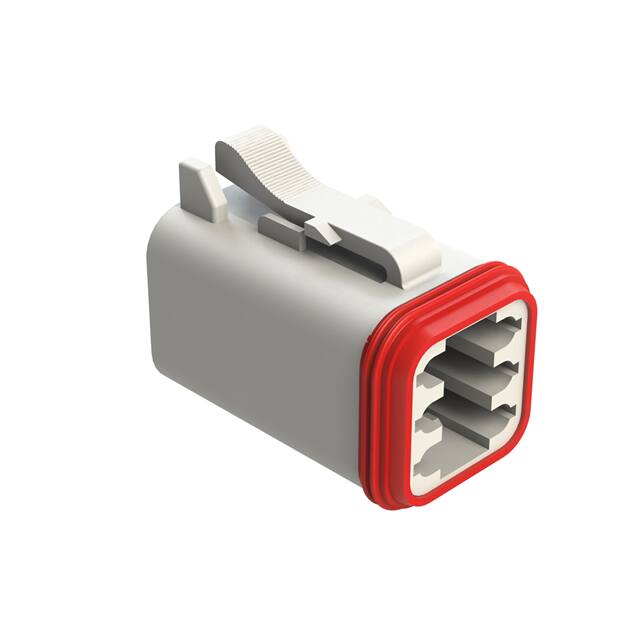 AT06-6S-WHT CONN PLUG HSG 6POS