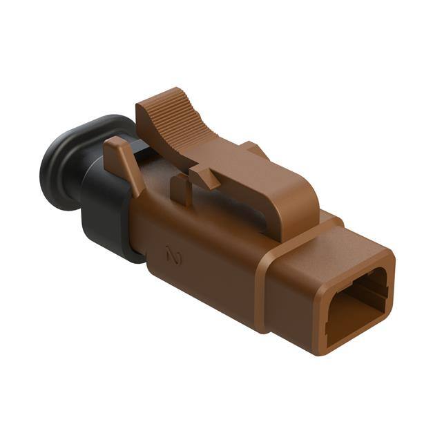 ATM06-2S-SR01BRN CONN PLUG HSG 2POS