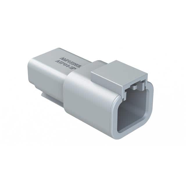 ATP04-2P-RD01 2 POSITION RECEPTACLE, PIN, REDU