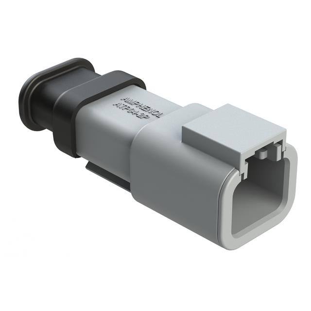 ATP04-2P-SR01 2 POSITION RECEPTACLE, PIN, STRA