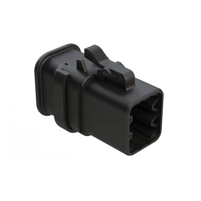 ATP06-6S-SR02BK CONN PLUG HSG 6POS