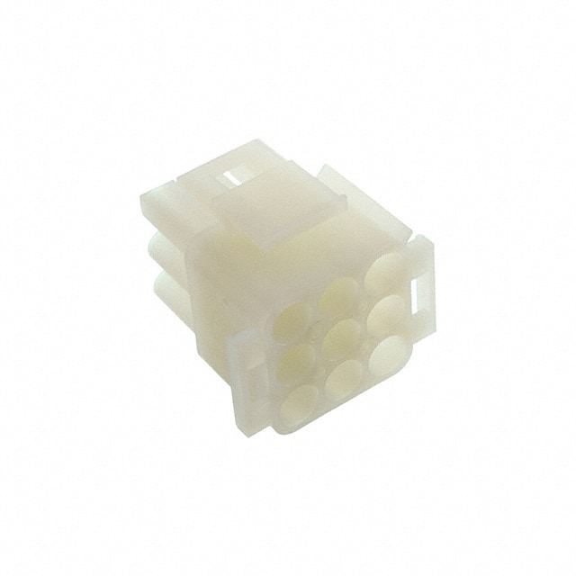 DME-M-09-SQ CONN RCPT HSG 9POS 6.35MM