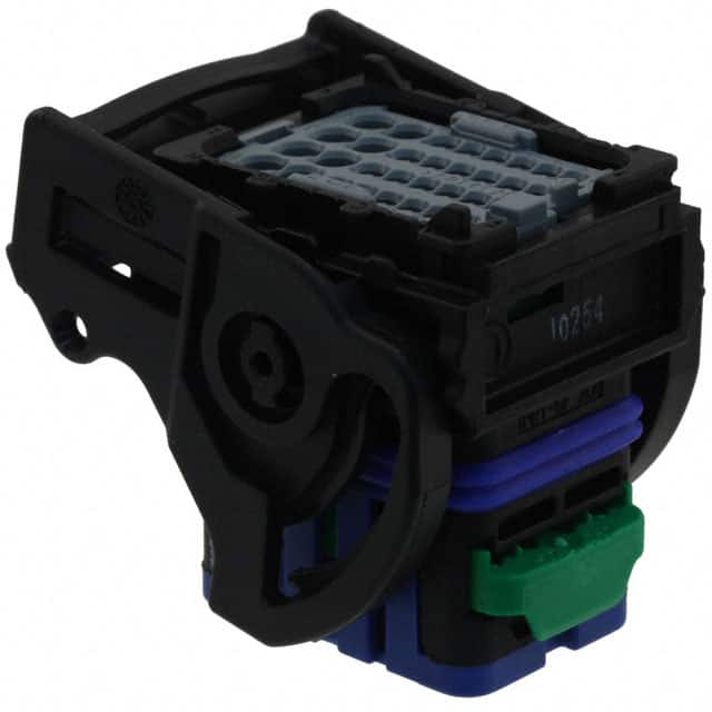 0643193216 CONN RCPT HSG 32POS BLUE