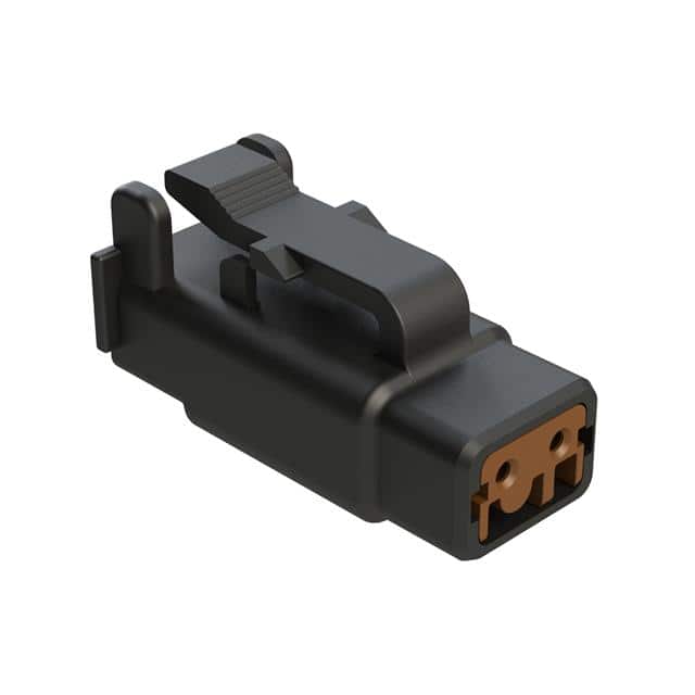 ATMH06-2SD 2 POSITION PLUG, SOCKET, HIGH TE