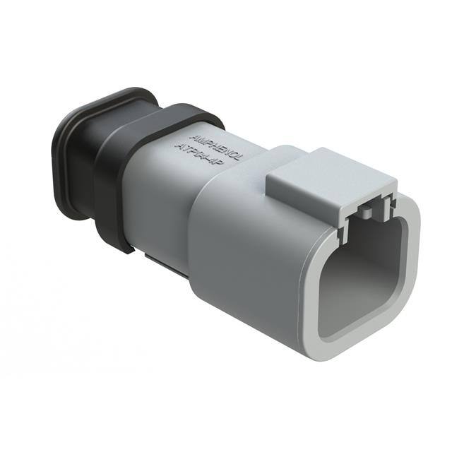 ATP04-4P-SR01 4 POSITION RECEPTACLE, PIN, STRA