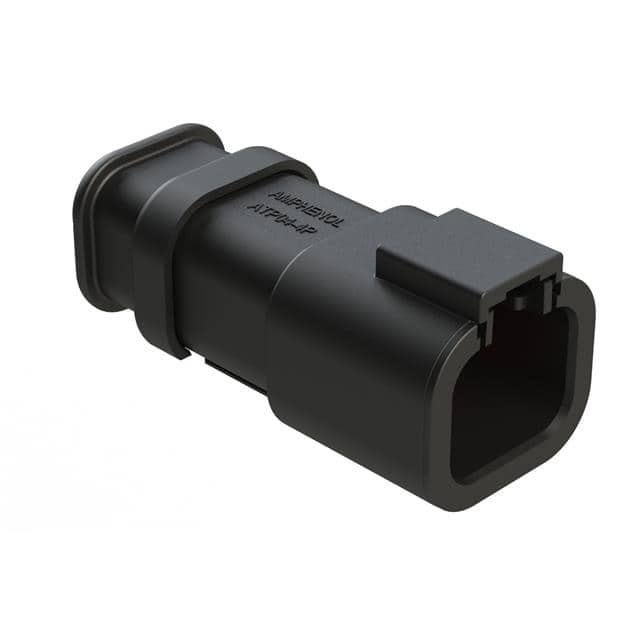 ATP04-4P-SR02BK 4 POSITION RECEPTACLE, PIN, REDU