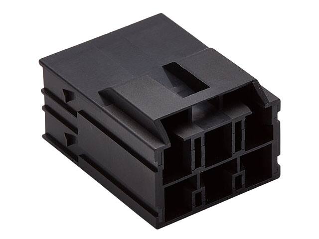 2034382606 CP65 PLUG HSE PA66 GW BLK 6CKT