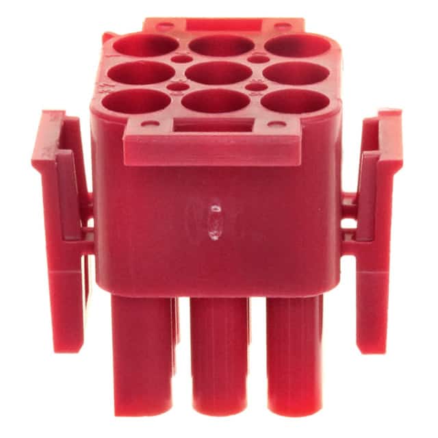 1-480706-2 CONN PLUG HSG 9POS RED