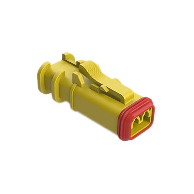 AT06-2S-OMYEL CONN PLUG HSG 2POS