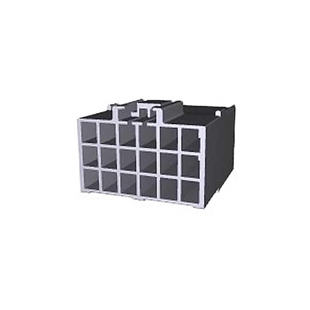 176291-9 CONN RCPT HSG 18POS 3.96MM