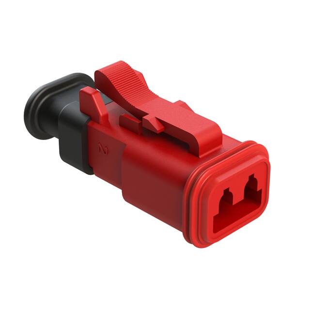AT06-2S-SR01RED CONN PLUG HSG 2POS