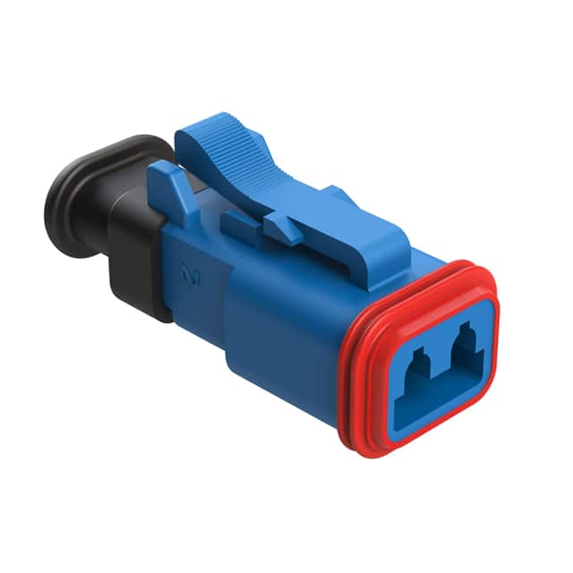 AT06-2S-SR01BLU CONN PLUG HSG 2POS