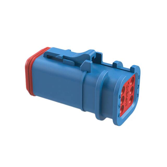 AT06-6S-OMBLU CONN PLUG HSG 6POS