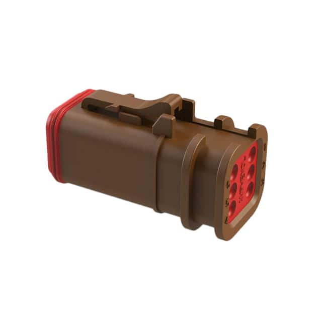 AT06-6S-OMBRN CONN PLUG HSG 6POS