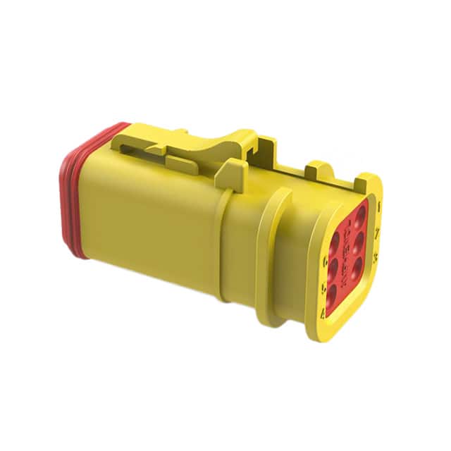 AT06-6S-OMYEL CONN PLUG HSG 6POS