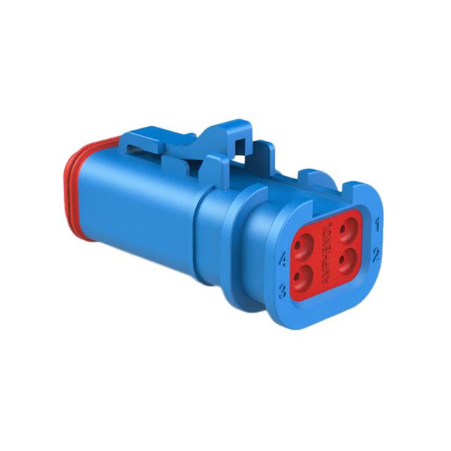 AT06-4S-OMBLU CONN PLUG HSG 4POS